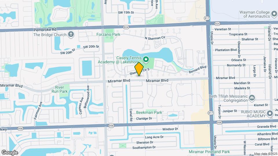 2451 SW 86th Ave Map and Location Details
