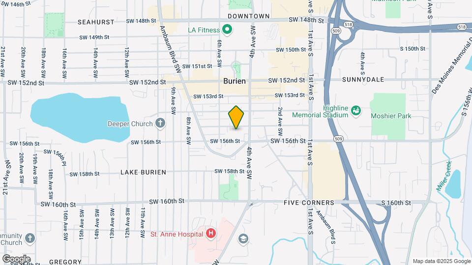 423 SW 155th St Map and Location Details