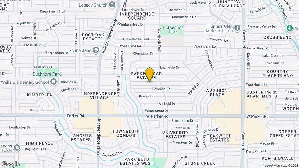 2720 Glen Forest Ln Map and Location Details