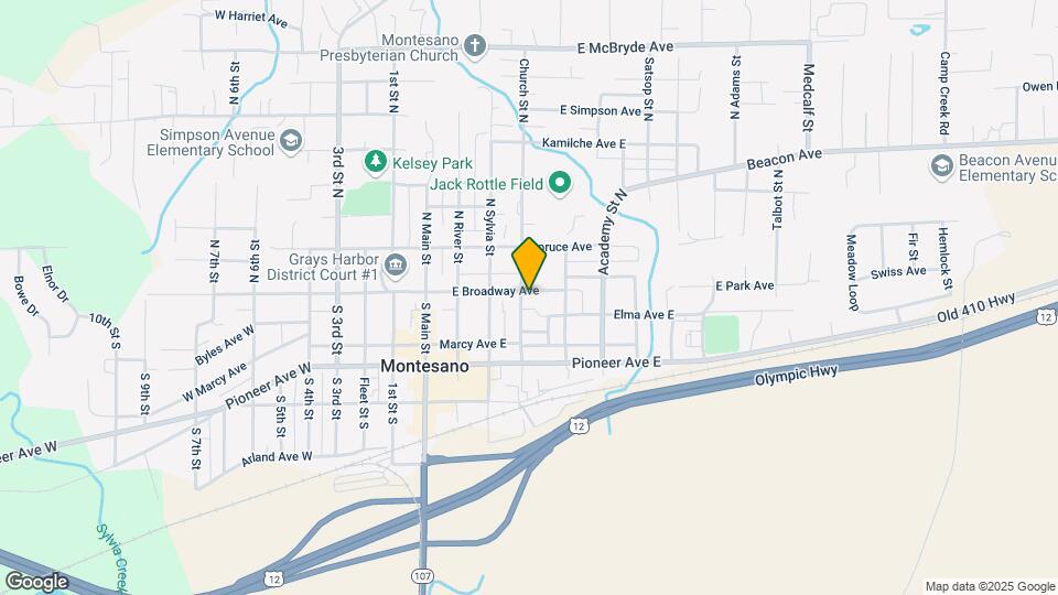 405 E Broadway Ave Map and Location Details