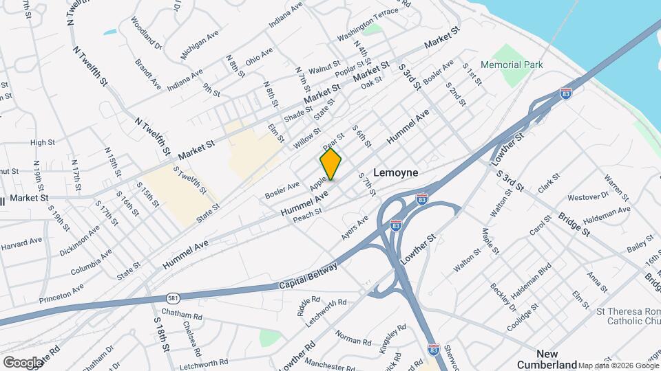 815-2 Hummel Ave Mapa y Detalles de la Ubicación