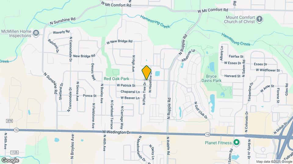 1622 N Plum Tree Dr Map and Location Details