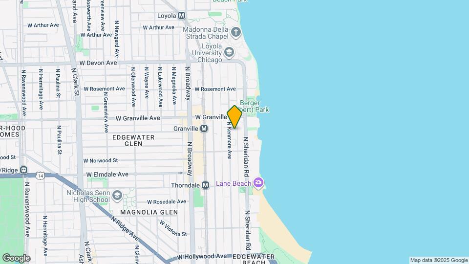 6157 N Kenmore Ave, Unit #508 Map and Location Details