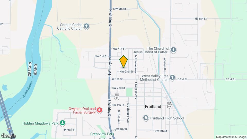 201 N Park Ave Map and Location Details