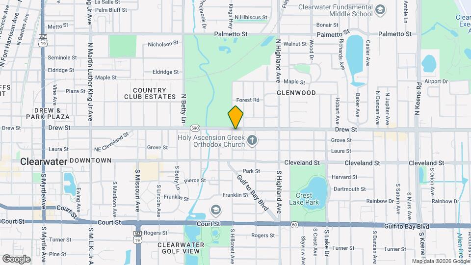 1401 Drew St Map and Location Details