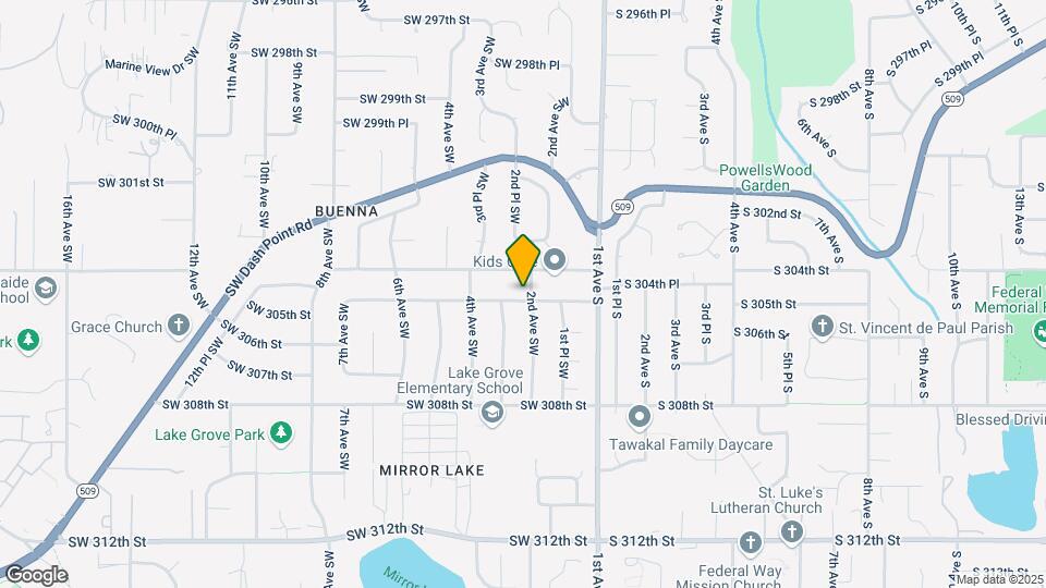 206 SW 305th St Map and Location Details