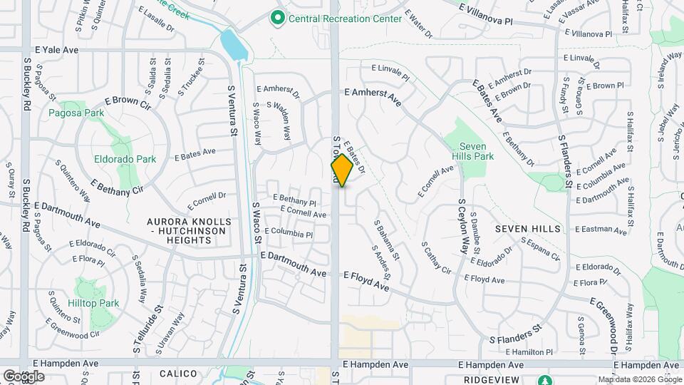 2911 S Tower Way Map and Location Details