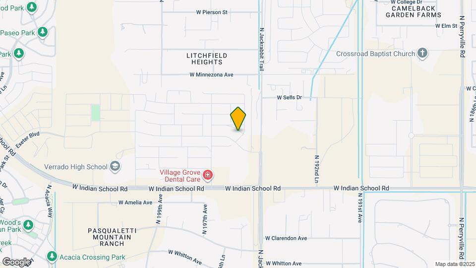 19615 W Montecito Ave Map and Location Details