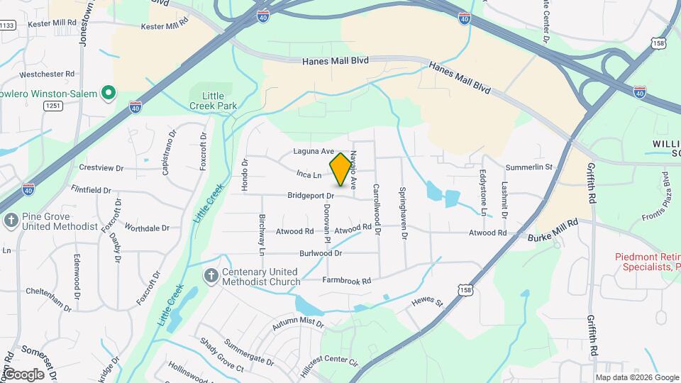 2721 Bridgeport Dr Map and Location Details