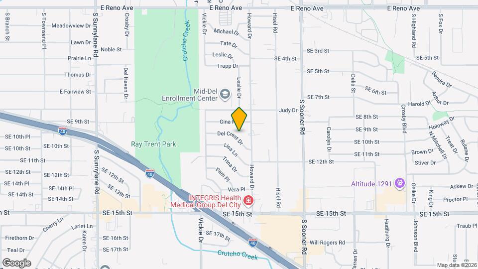 4805 Del Crest Dr Map and Location Details