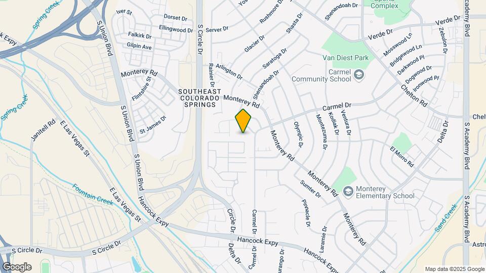 2705 Carmel Ct Map and Location Details