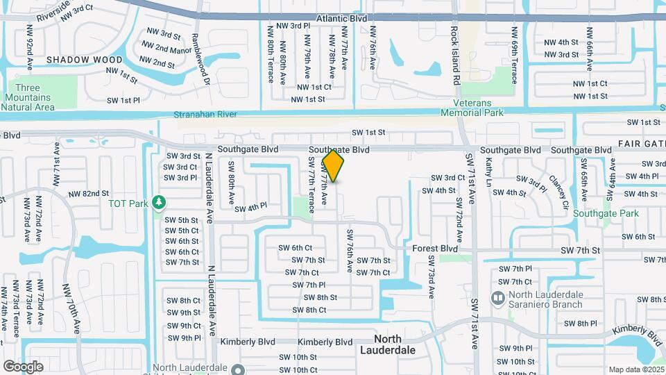 319 SW 76th Terrace Map and Location Details
