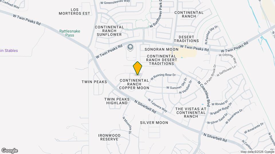 7862 W Sacramento Hill Dr Map and Location Details