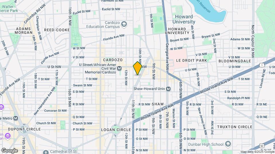 1900 Vermont Ave NW Map and Location Details