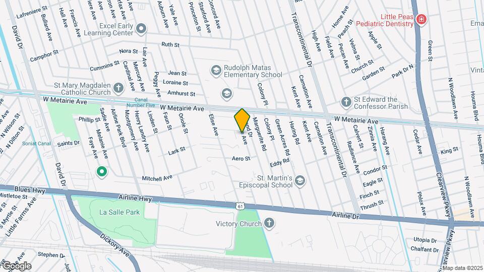 708 Darlene Ave Map and Location Details