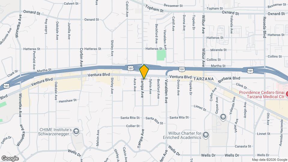 5540 Tampa Ave Map and Location Details