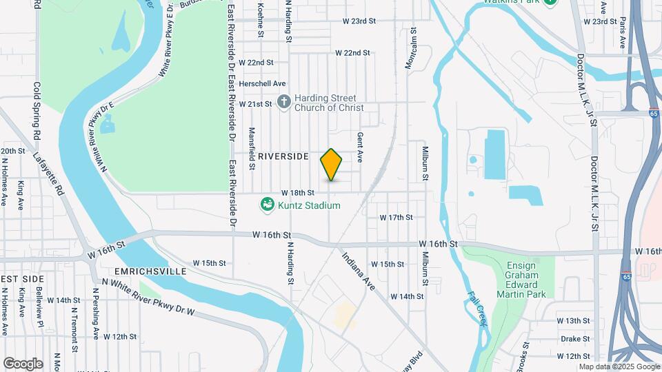 1240 W 18th St Map and Location Details