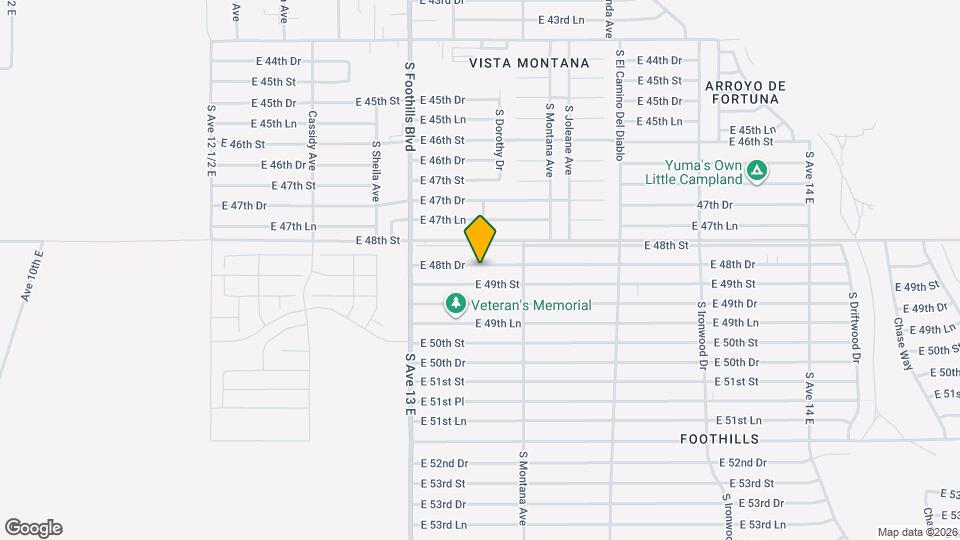 13239 E 48th Dr Map and Location Details