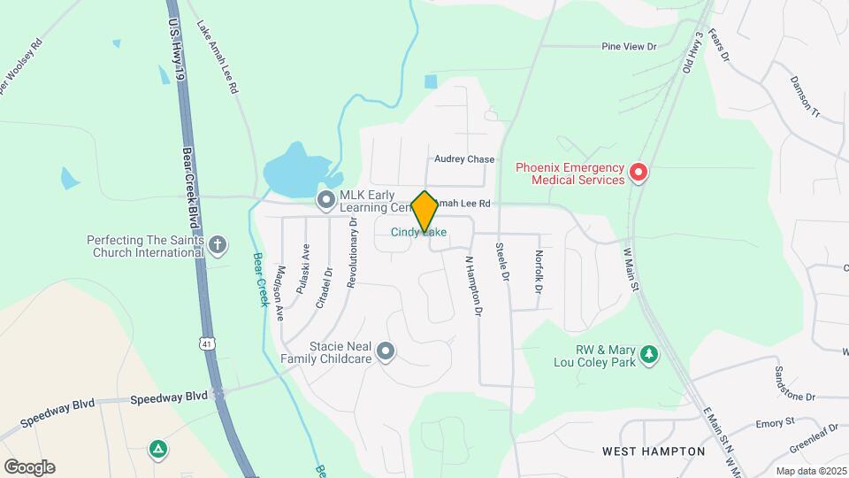 1402 N Hampton Dr Mapa y Detalles de la Ubicación