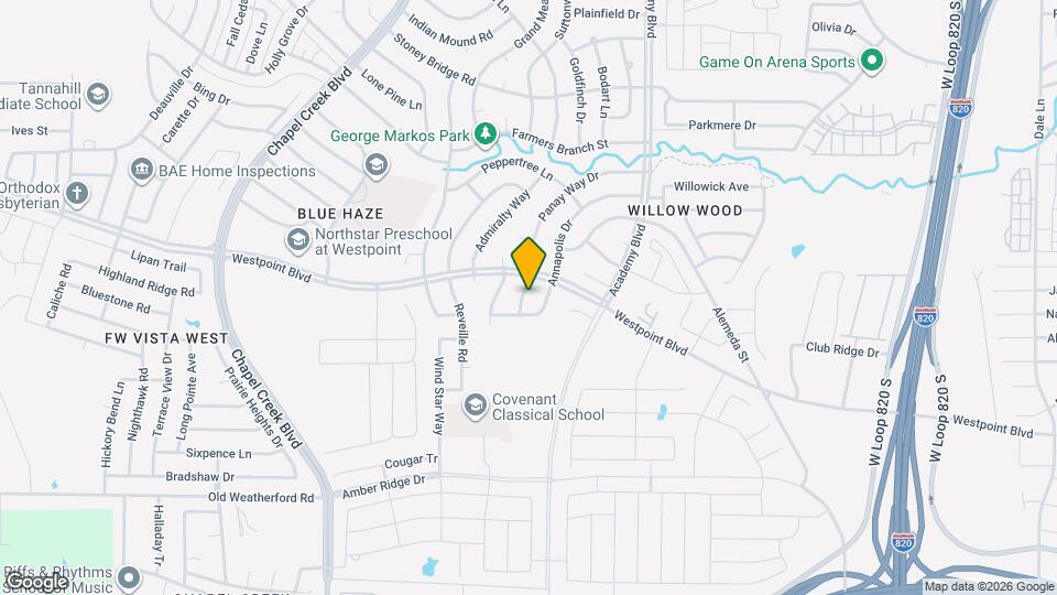 813 Panay Way Dr Mapa y Detalles de la Ubicación