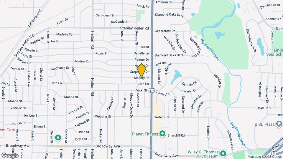 5408 Mallory Dr Map and Location Details