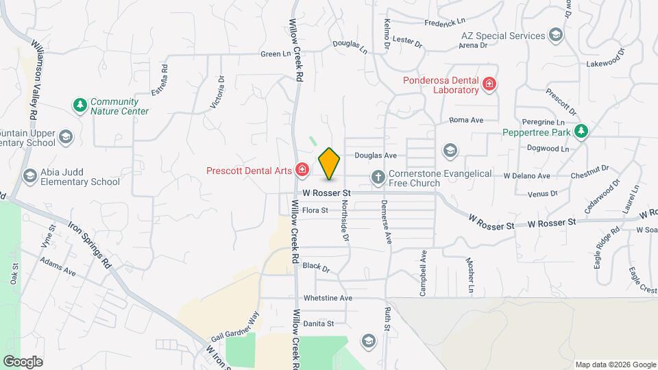 818 W Rosser St Map and Location Details