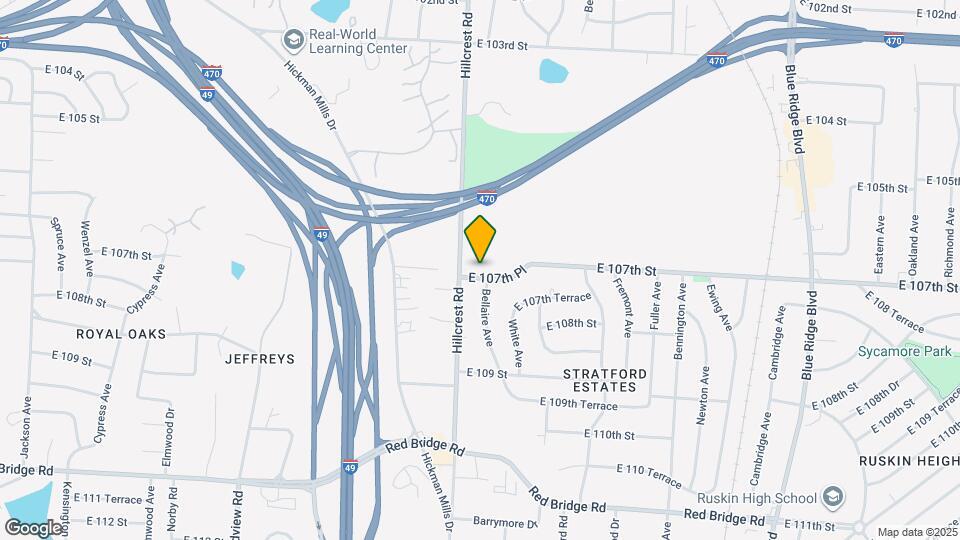 5808 E 107th Pl Map and Location Details