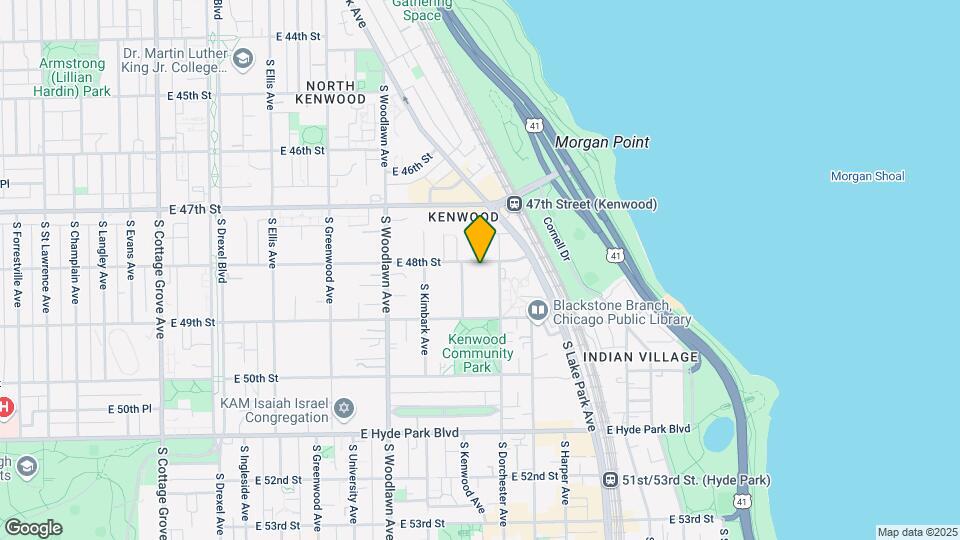 1365-1367 E 48th St Map and Location Details
