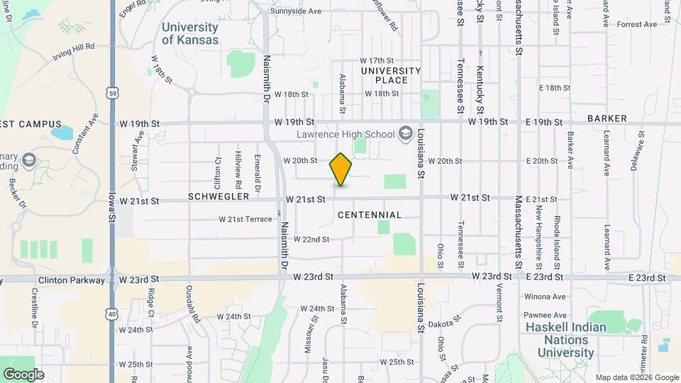 2038 Alabama St Map and Location Details