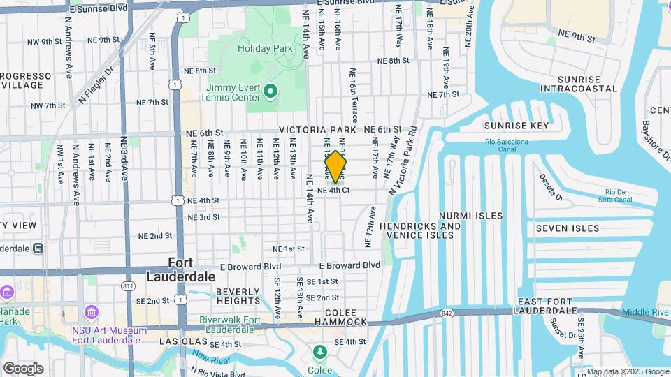 1503 NE 4th Ct Map and Location Details