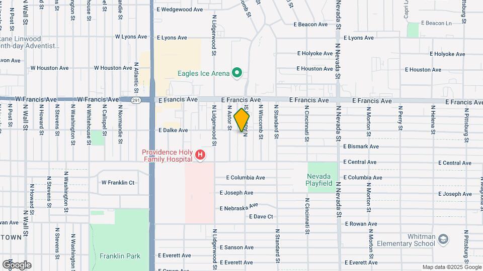 6021 N Addison St Map and Location Details