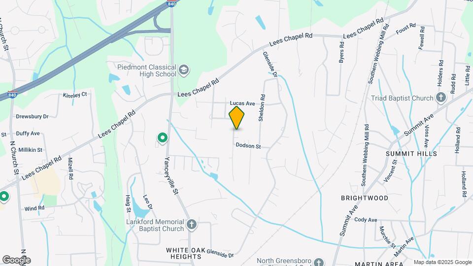 1607 Dodson St Mapa y Detalles de la Ubicación