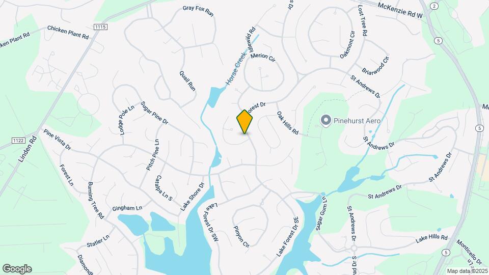 285 Lake Forest Dr Map and Location Details