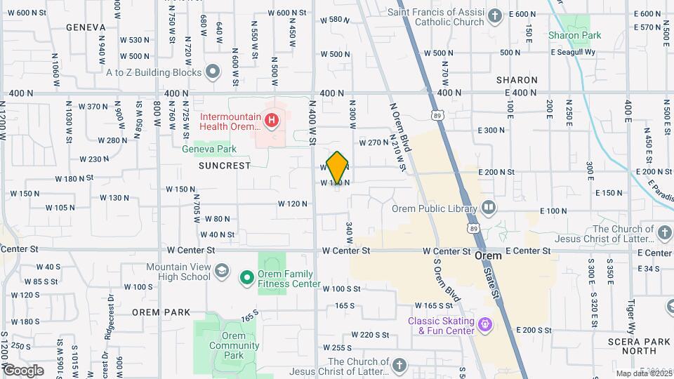 331 W 170 N Map and Location Details