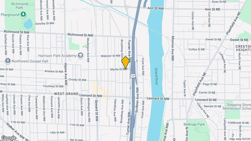 414 Myrtle St NW Map and Location Details