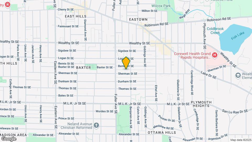 1243 Sherman St SE Map and Location Details