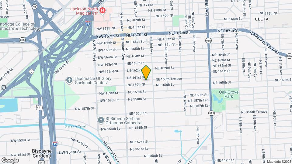 155 NE 160th St Map and Location Details