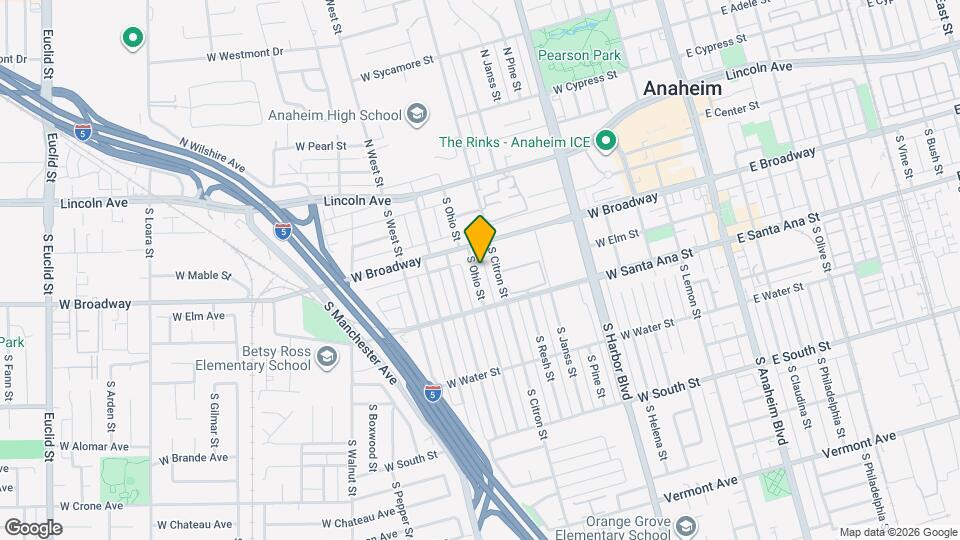 322 S Ohio St Map and Location Details