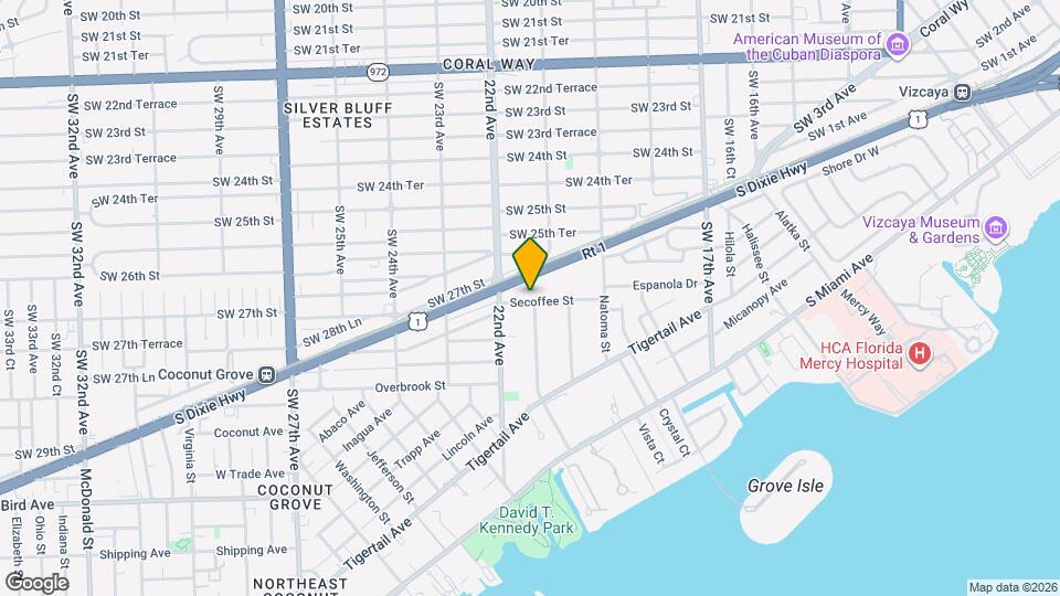 2107 Secoffee St, Unit B Map and Location Details