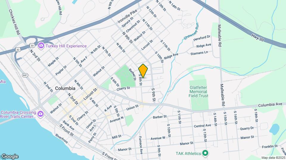 155 S 8th St Map and Location Details