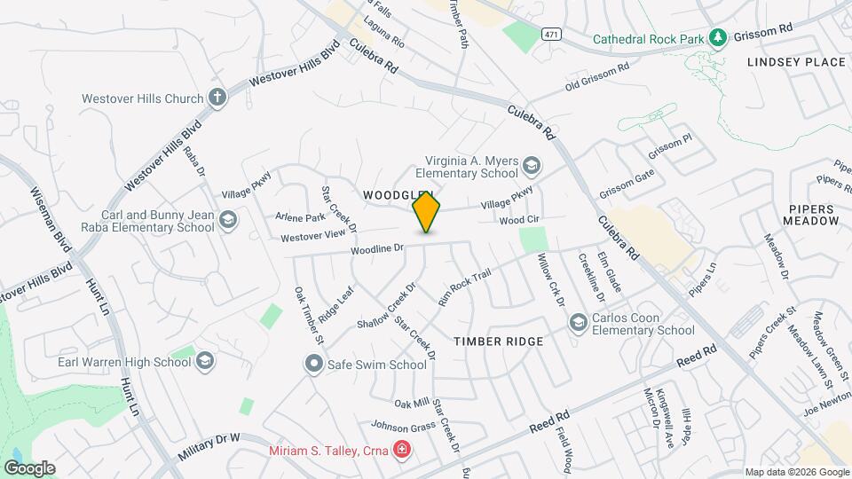 2803 Woodline St Map and Location Details