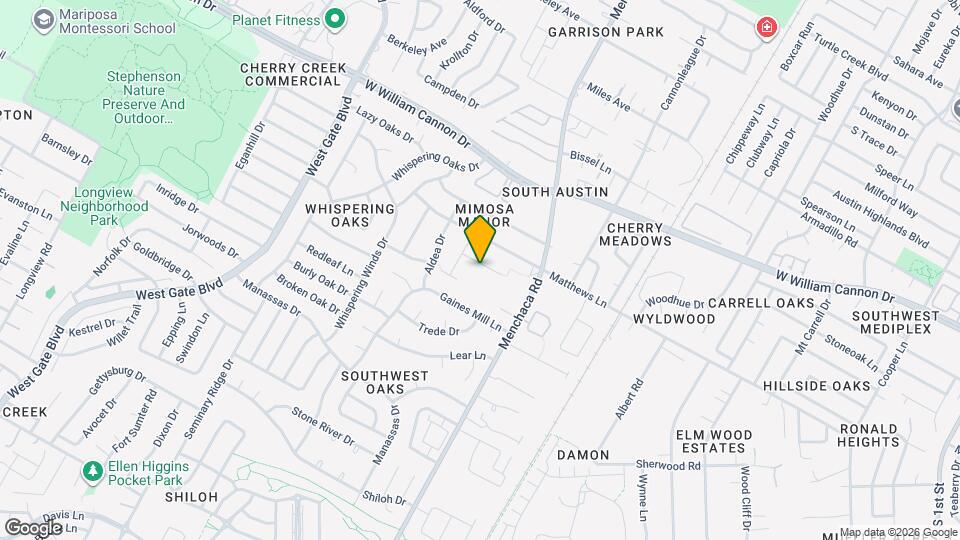 2105 Courtney St Map and Location Details