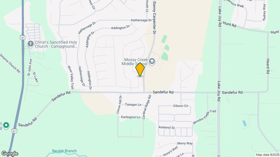 319 Pearl Moss Ln Map and Location Details