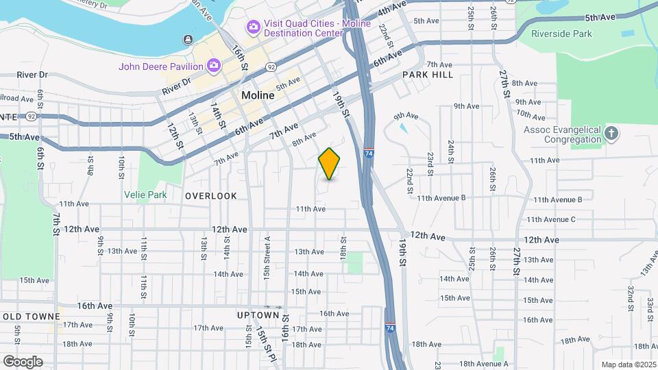 946 17th St Map and Location Details