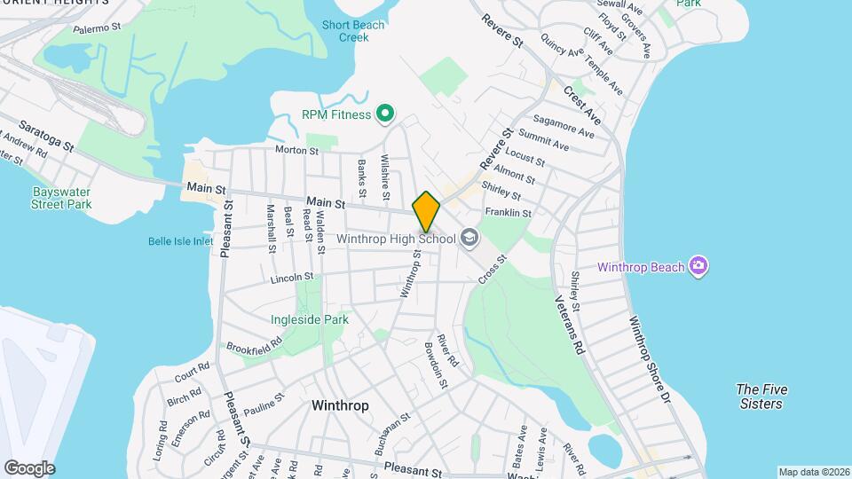 373 Winthrop St Map and Location Details