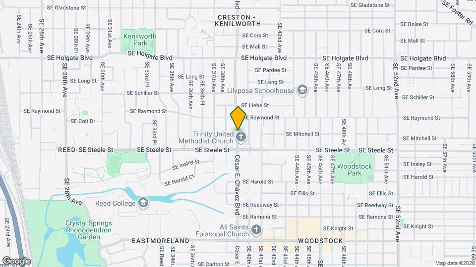 5129 SE Cesar Estrada Chavez Blvd Map and Location Details