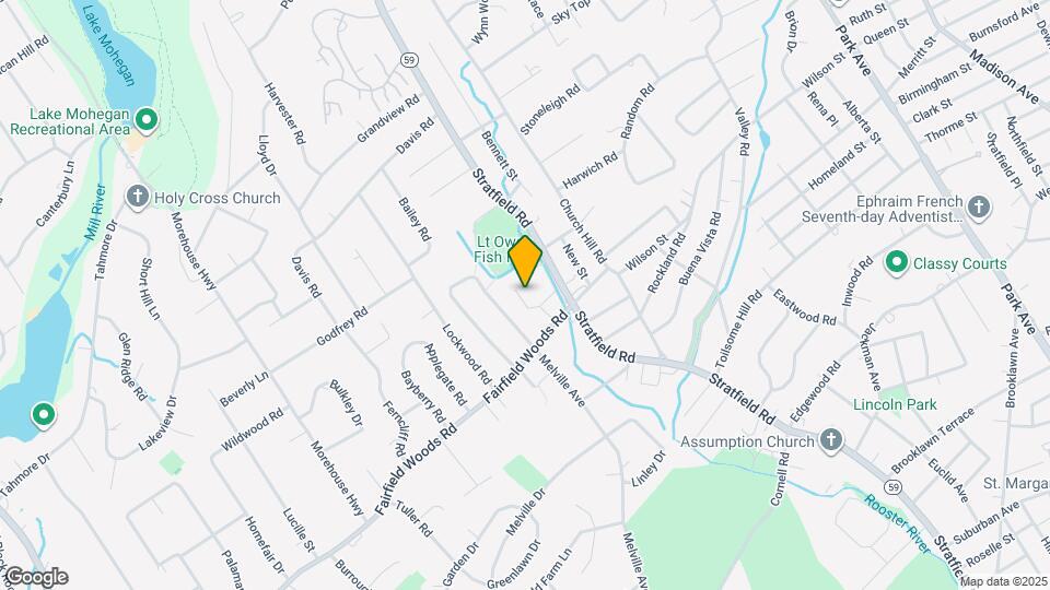 160 Fairfield Woods Rd Map and Location Details