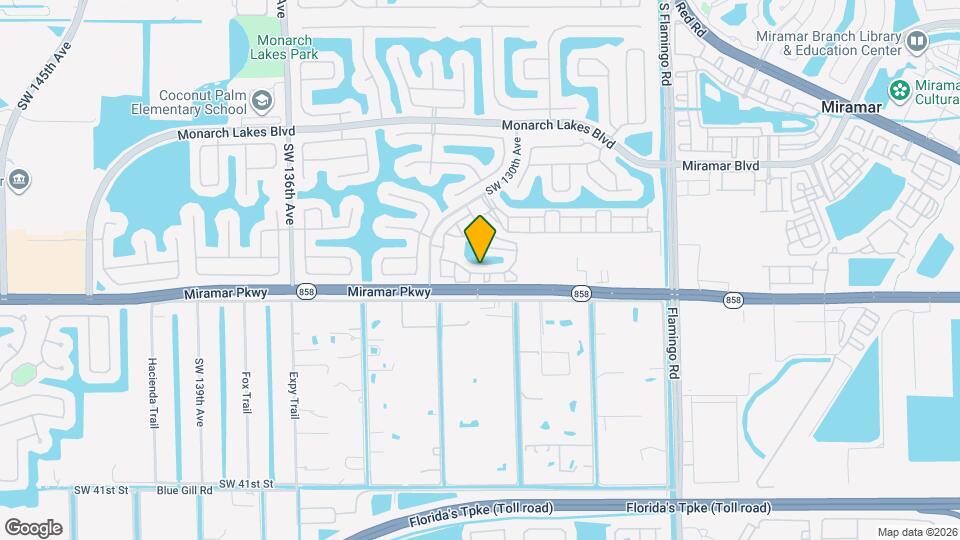 12879 SW 31st Ct Mapa y Detalles de la Ubicación