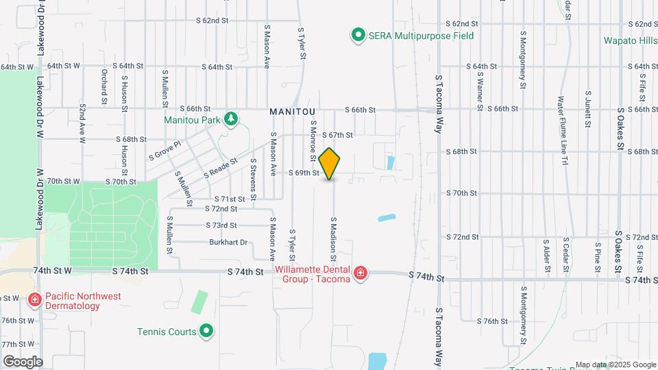 6910 S Madison St Mapa y Detalles de la Ubicación