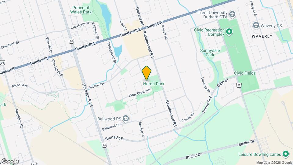 106 Kirby Crescent Map and Location Details